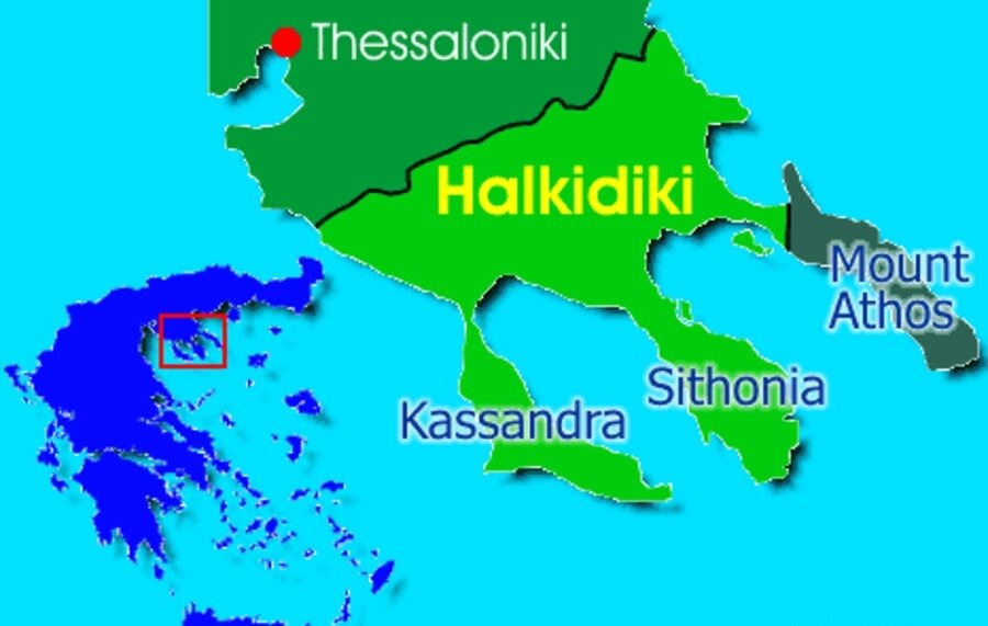 Как добраться от Салоников до Кассандры?